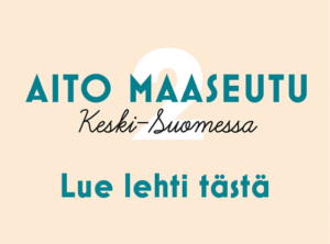 Kuvassa linkki Aito maaseutu keski-SUomessa II -lehden sähköiseen versioon.