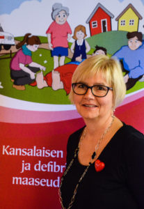Kansalaisen elvytystaidot ja defibrillaattorit maaseudun kartalle-hanke Maaseutugaalassa. Kuva: Upe Nykänen