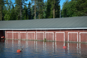 Häyrylänrannan vanhat venevajat. Kuva: Upe Nykänen/retkeilyKS