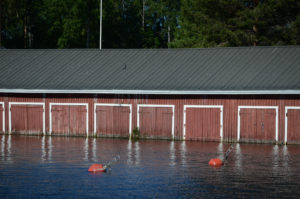 Häyrylänrannan vanhat venevajat. Kuva: Upe Nykänen/retkeilyKS