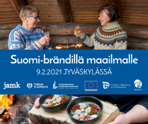 Suomi- brändillä maailmalle tapahtuma 9.2.2021 Jyväskylässä