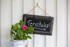Tervetuloa-kyltti, kuvaaja Ulla Keituri