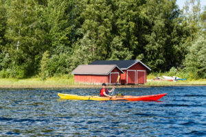 Meloja Häyrylänrannan edustalla, Konnevesi. Kuva: Petri Korhonen/retkeilyKS