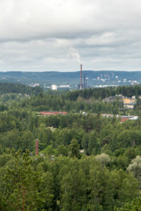 Näkymä Kanavuorelta Jyväskylän suuntaan. Kuva: Marjo Nevalainen/retkeilyKS
