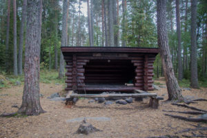 Kirkkoniemen laavu, Tarvaala, Laukaa. Kuva: Upe Nykänen