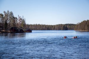 Melojia Siikakosken alajuoksulla. Kuva: Upe Nykänen