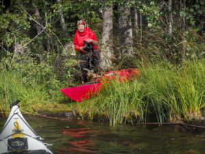 Meloja Saraakallioiden rannassa. Kuva: Terhi Jaakkola