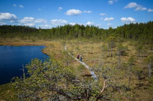 Kirveslammen kierroksen maisemissa. Kuva: Upe Nykänen/retkeilyKS
