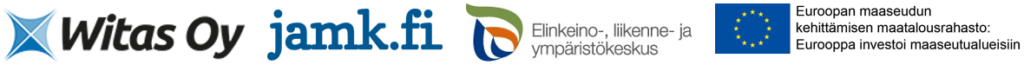 Logot: Witas-JAMK-ELY- ja EU:n maaseuturahaston