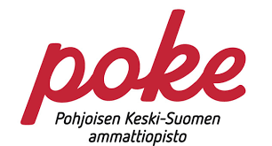 POKE:n logo, logossa linkki organisaation verkkosivuille.