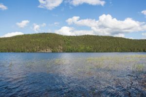 Vaarunvuoret Päijänteen suunnasta. Kuva: Elina Lamminaho/retkeilyKS