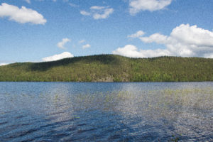 Vaarunvuoret Päijänteen suunnasta. Kuva: Elina Lamminaho/retkeilyKS