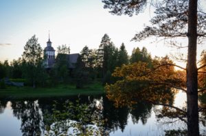 Petäjäveden vanha kirkko, UNESCOn maailmanperintökohde. Kuva: Upe Nykänen/retkeilyKS