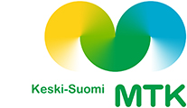 MTK Keski-Suomen logo, logossa linkki organisaation verkkosivuille.